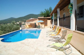Villa de 3 chambres avec vue sur la ville piscine privee et jardin clos a Callas